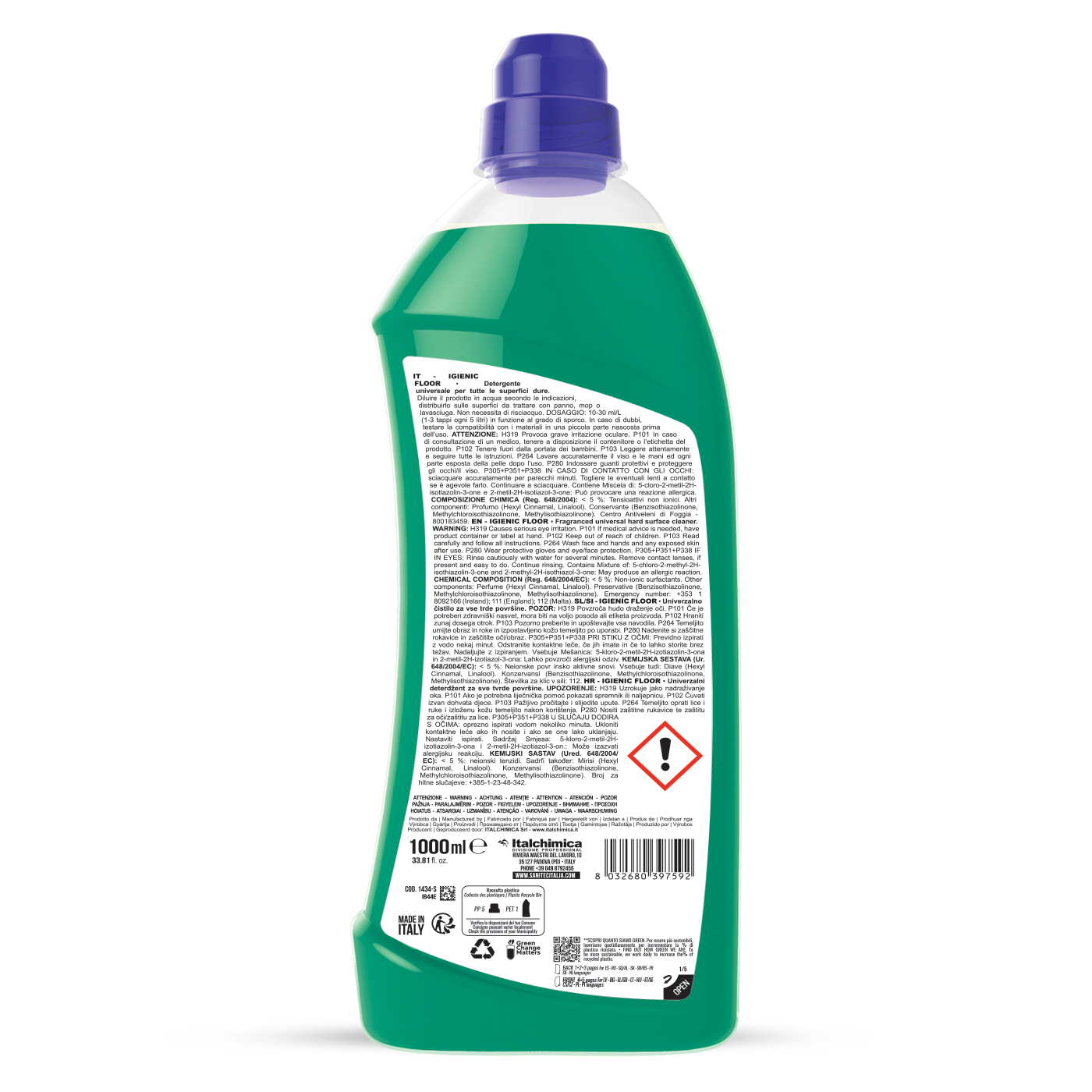 IGIENIC FLOOR Mela Verde e Bacche - Препарат за под