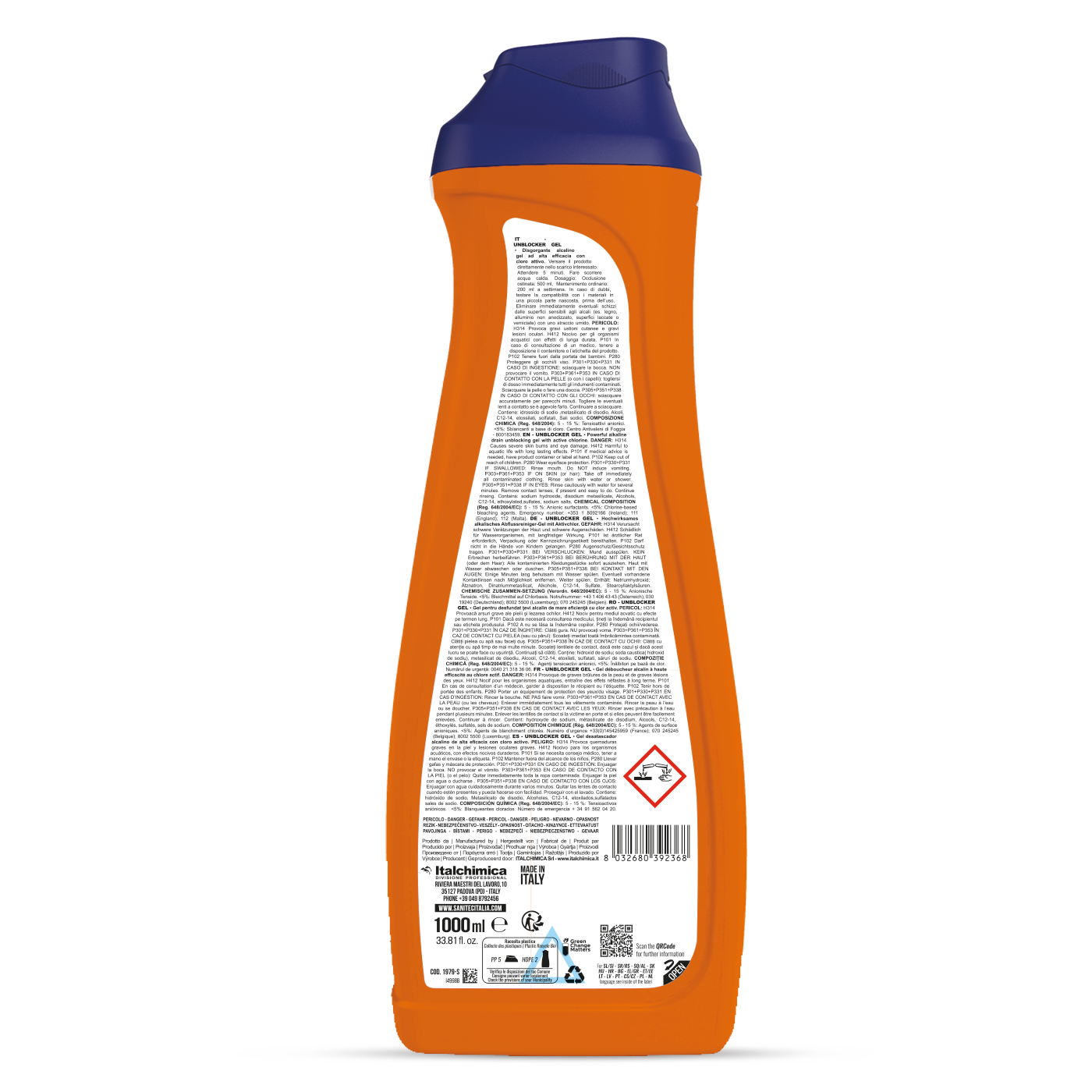 UNBLOCKER GEL - Препарат за баня