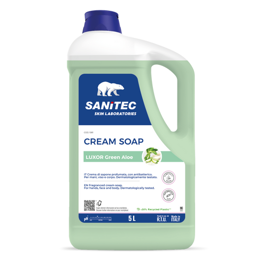 CREAM SOAP Luxor Green Aloe - Течен сапун