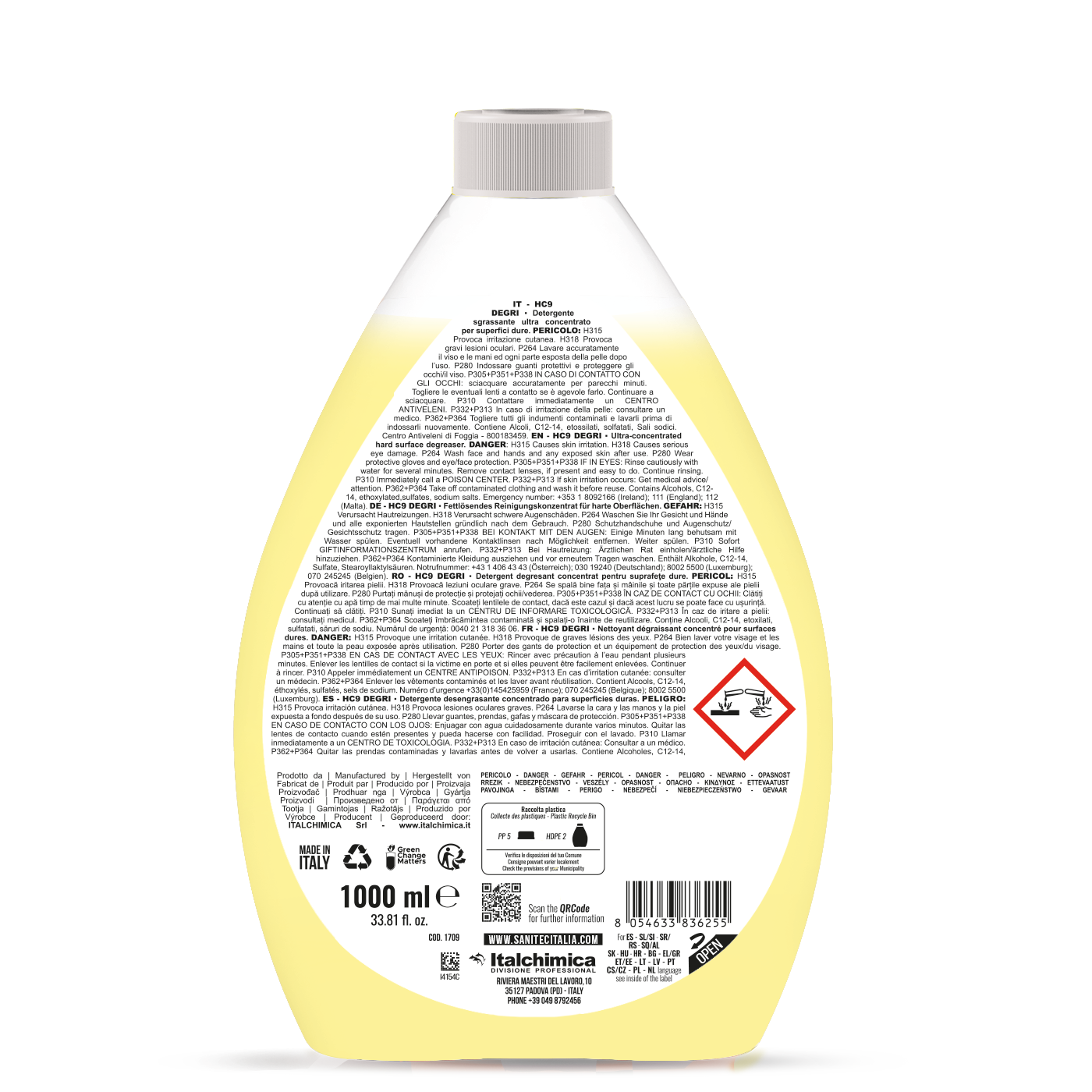 HC9 DEGREASER 1000 - Суперконцентрат обезмаслител