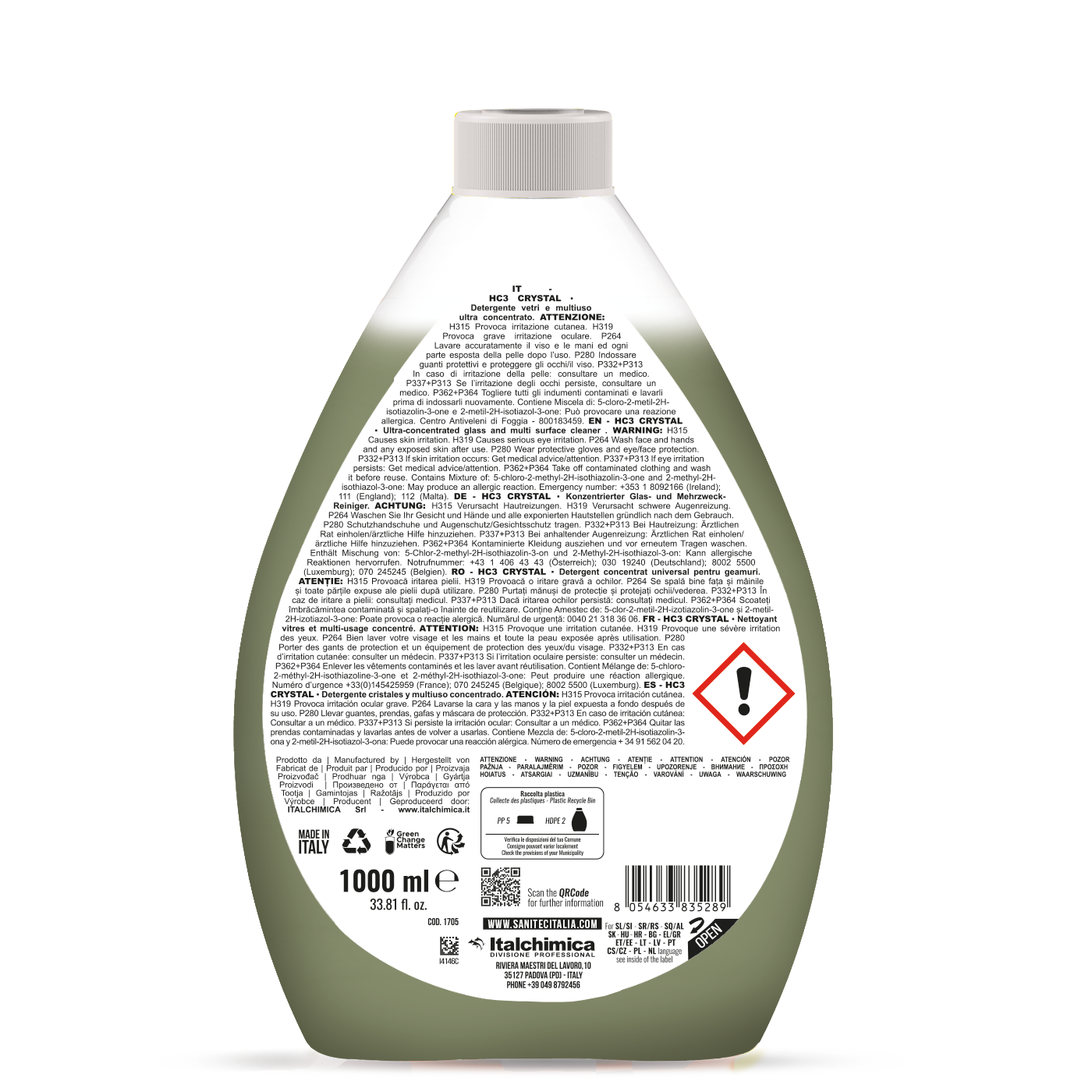 HC3 CRYSTAL - Суперконцентрат за стъкло